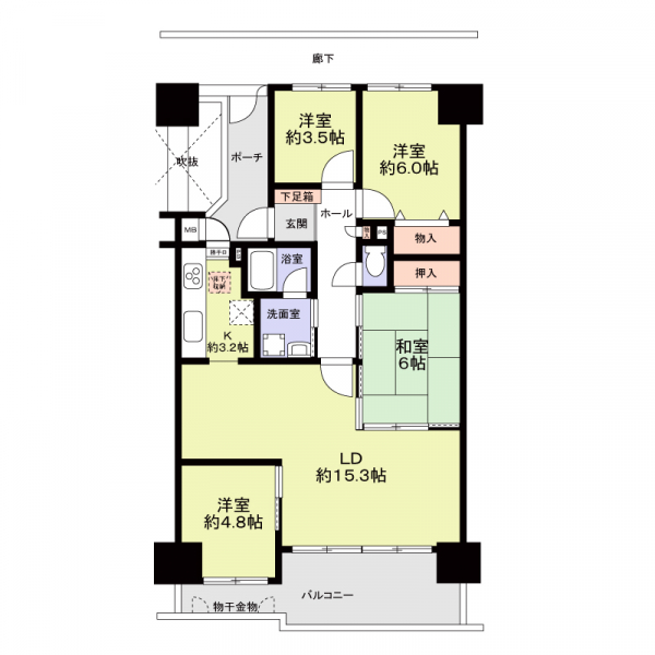 メゾンドール堺の間取図