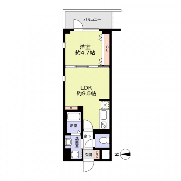 アリスタ四条西洞院の間取図