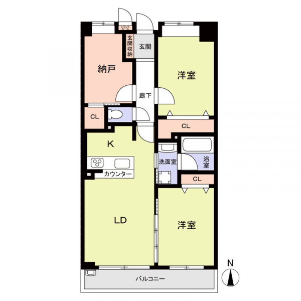 ルイシャトレ戸田公園プロッシモの間取図