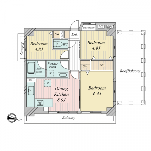 藤和シティコープ南六郷の間取図