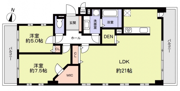 コンセール丸の内の間取図