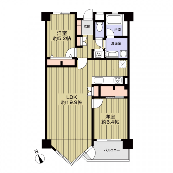 ロワールマンション・グレイス井尻の間取図