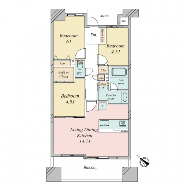 パークスクエア・レピア御幣島東公園の間取図