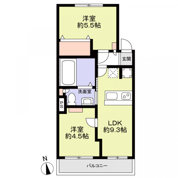 第一高島平マイコーポの間取図