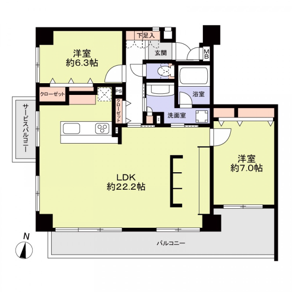 フォレスティア桜山の間取図