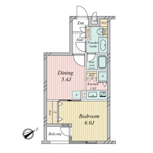 マイキャッスル田園調布ＩＩの間取図