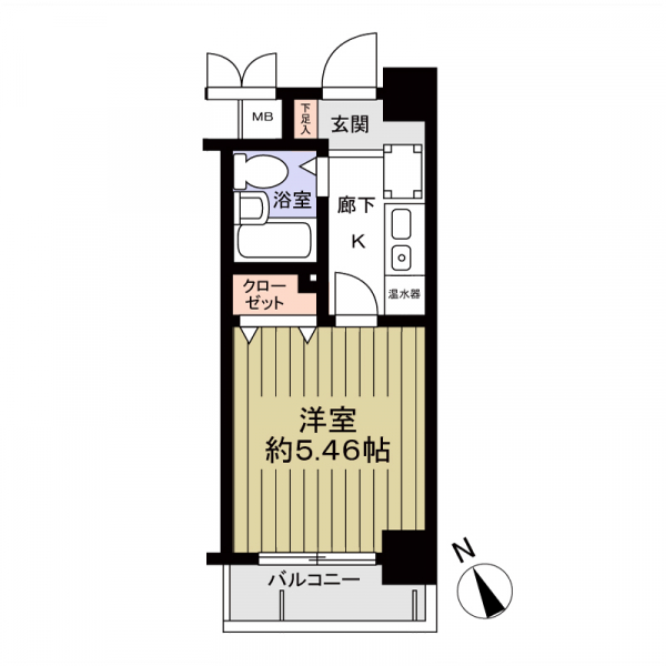 クラッセ国際コーポ池袋の間取図