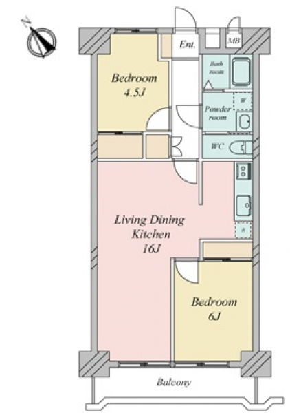 ニューハウス西葛西の間取図
