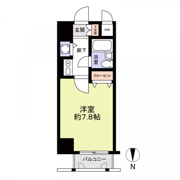 アクシルコート堀川今出川の間取図