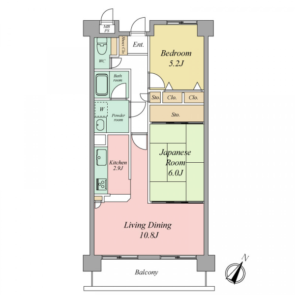 ファミール高宮の間取図