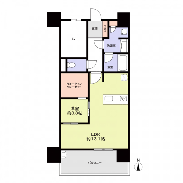 デュ・レジア大濠の間取図