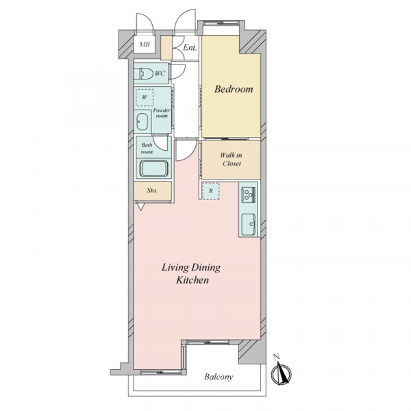 アルシオンエアポートタワーの間取図