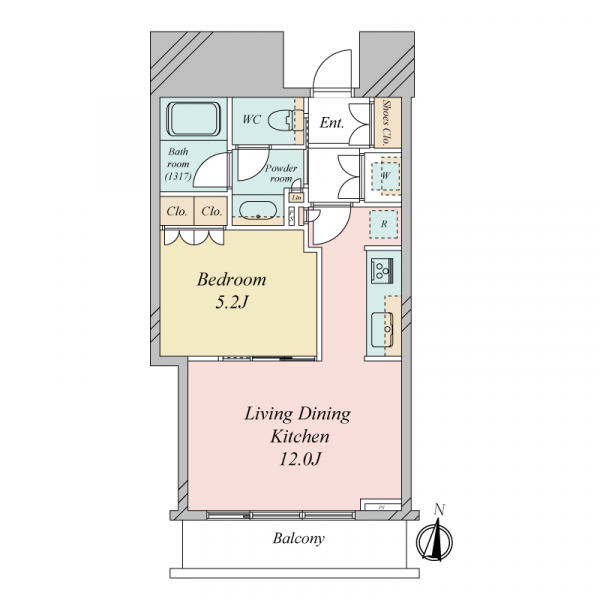 パークコート渋谷ザタワーの間取図