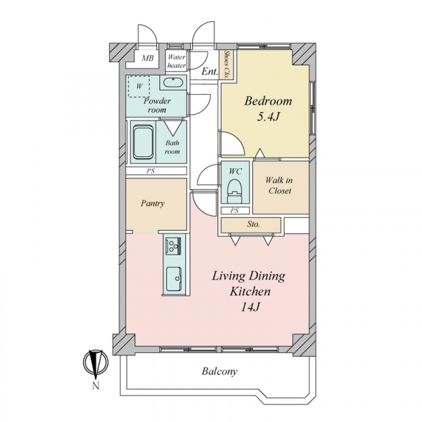 メゾン第２新大阪の間取図