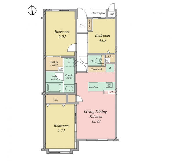 ベルハイム下北沢の間取図