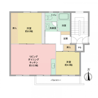 辻堂海岸団地の間取図