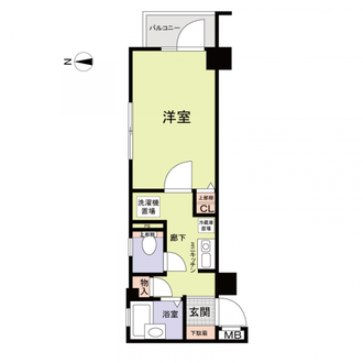 プレール芦花公園の間取図