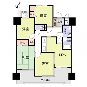 ライオンズマンション刈谷の間取図