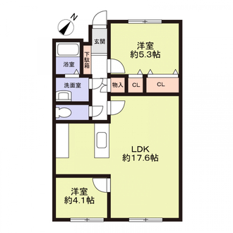 ハイラーク舞鶴の間取図