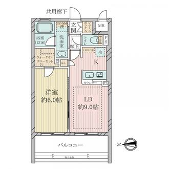 エステムプラザ京都聚楽第雅邸の間取図