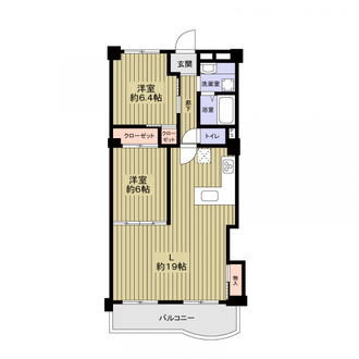 第二シーサイドパレス塩屋の間取図