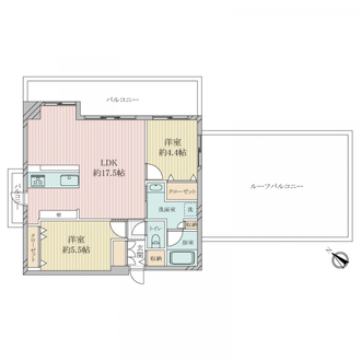 メゾンドール上新庄ベルプリモの間取図