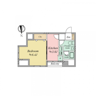 マンション千束苑の間取図