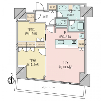 ＢｒｉｌｌｉａＴｏｗｅｒ堂島の間取図