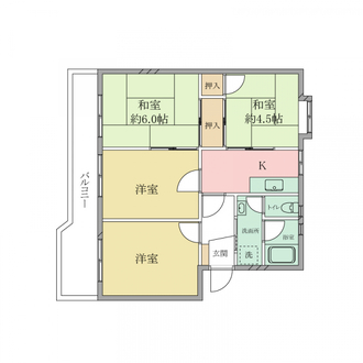 湘南西部住宅２－２７の間取図