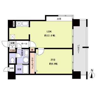 ピュアドーム井尻の間取図