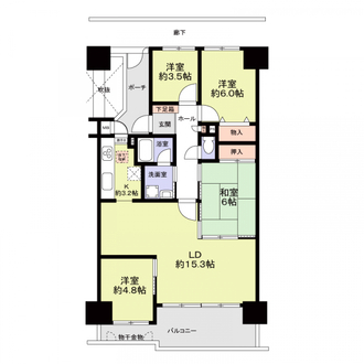 メゾンドール堺の間取図