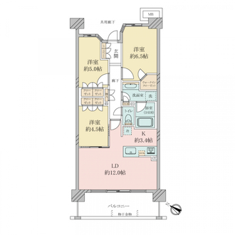 グレーシア横濱ベイの間取図