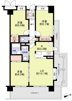 クレストフォルム高井戸南の間取図