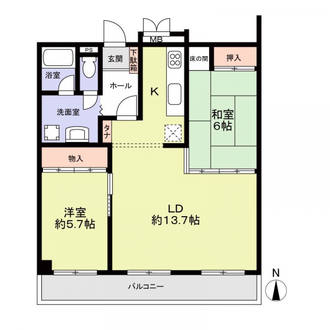安城グランドハイツの間取図