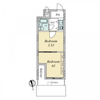 朝日プラザ西道頓堀の間取図