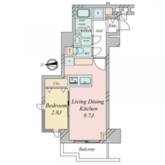 日神パレステージ西池袋の間取図