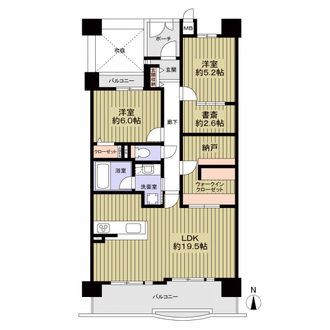 ライオンズマンションニューシティ日進の丘２番館の間取図