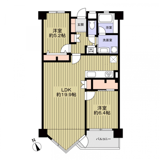 ロワールマンション・グレイス井尻の間取図