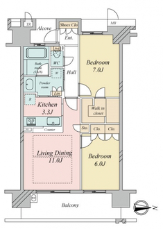 アップルガーデン茨木の間取図