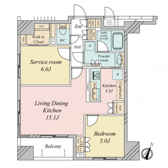 アスコットパーク日本橋小伝馬町の間取図