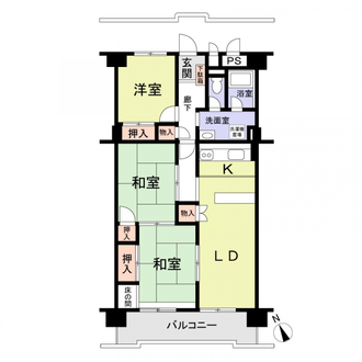 エクセレンス新守山の間取図