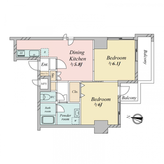 ドミール池袋の間取図