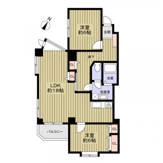 ラポール池下の間取図