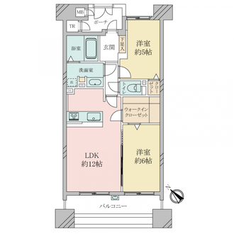 キングスクエア北大阪パークフェリスの間取図