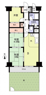 瑞穂センチュリーマンションの間取図
