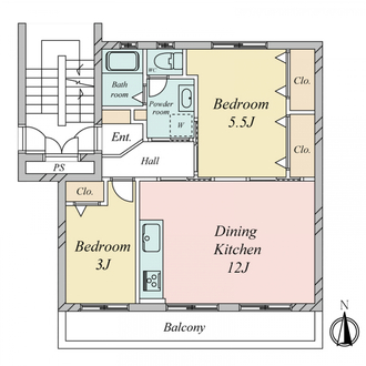 めじろ団地の間取図