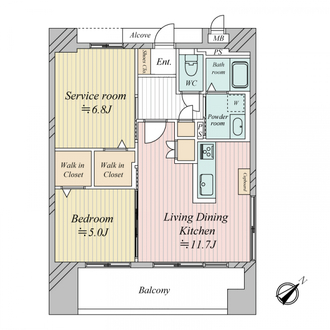 グローバル御幣島駅前の間取図