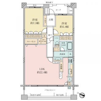 パーク・ホームズ緑園都市の間取図