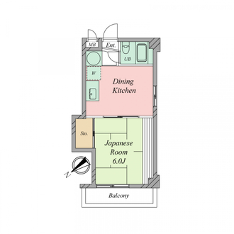 田町ダイヤハイツの間取図