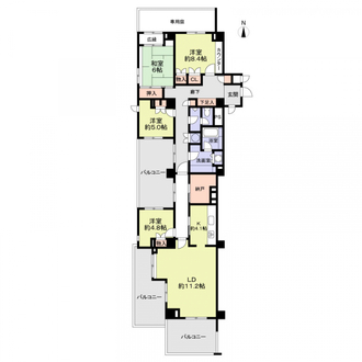 グランドメゾン長丘の間取図